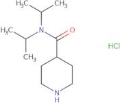 N,N-Bis(propan-2-yl)piperidine-4-carboxamide hydrochloride