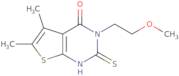 3-(2-Methoxyethyl)-5,6-dimethyl-2-sulfanyl-3H,4H-thieno[2,3-d]pyrimidin-4-one