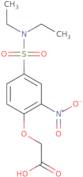 2-[4-(Diethylsulfamoyl)-2-nitrophenoxy]acetic acid