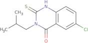 6-Chloro-3-(2-methylpropyl)-2-sulfanyl-3,4-dihydroquinazolin-4-one