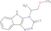 4-(1-Methoxypropan-2-yl)-4H-[1,2,4]triazino[5,6-b]indole-3-thiol