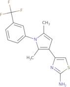 4-{2,5-Dimethyl-1-[3-(trifluoromethyl)phenyl]-1H-pyrrol-3-yl}-1,3-thiazol-2-amine