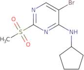 5-bromo-N-cyclopentyl-2-(methylsulfonyl)pyrimidin-4-amine