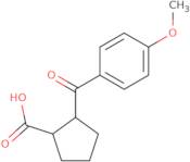 Cis-2-(4-methoxybenzoyl)cyclopentane-1-carboxylic acid