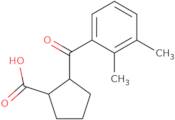 Cis-2-(2,3-dimethylbenzoyl)cyclopentane-1-carboxylic acid