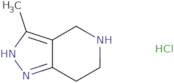 3-Methyl-1H,4H,5H,6H,7H-pyrazolo[4,3-c]pyridine hydrochloride