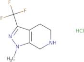 1-Methyl-3-(trifluoromethyl)-4,5,6,7-tetrahydro-1H-pyrazolo[3,4-c]pyridine hydrochloride