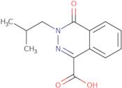 3-(2-Methylpropyl)-4-oxo-3,4-dihydrophthalazine-1-carboxylic acid