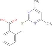 2-{[(4,6-Dimethylpyrimidin-2-yl)sulfanyl]methyl}benzoic acid