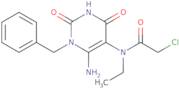 N-(6-Amino-1-benzyl-2,4-dioxo-1,2,3,4-tetrahydropyrimidin-5-yl)-2-chloro-N-ethylacetamide