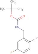 tert-Butyl N-[(2-bromo-5-fluorophenyl)methyl]carbamate