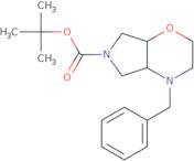 tert-Butyl 4-benzyl-2,3,4a,5,7,7a-hexahydropyrrolo[3,4-b][1,4]oxazine-6-carboxylate
