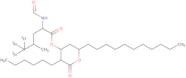 N-Formyl-L-leucine (3S,4S,6S)-3-hexyltetrahydro-2-oxo-6-undecyl-2H-pyran-4-yl ester