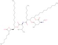 O5-(N-Formyl-L-leucyl)-(2S,3S,5S)-2-hexyl-3,5-dihydroxyhexadecanoyl-L-leucine(1S)-1-[[(2S,3S)-3-...