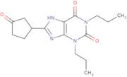 8-(3-Oxocyclopentyl)-1,3-dipropyl-7H-purine-2,6-dione