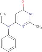 6-(Ethyl(phenyl)amino)-2-methylpyrimidin-4(3H)-one