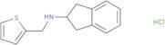 N-(Thiophen-2-ylmethyl)-2,3-dihydro-1H-inden-2-amine hydrochloride