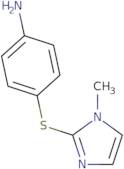 4-[(1-Methyl-1H-imidazol-2-yl)sulfanyl]aniline