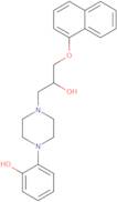 2-(4-(2-Hydroxy-3-(naphthalen-1-yloxy)propyl)piperazin-1-yl)phenol
