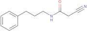 2-cyano-N-(3-phenylpropyl)acetamide