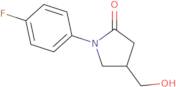 1-(4-Fluorophenyl)-4-(hydroxymethyl)pyrrolidin-2-one, 95.00