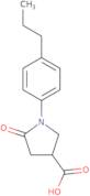 5-Oxo-1-(4-propylphenyl)pyrrolidine-3-carboxylic acid