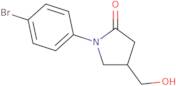 1-(4-Bromophenyl)-4-(hydroxymethyl)pyrrolidin-2-one