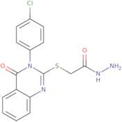 2-{[3-(4-Chlorophenyl)-4-oxo-3,4-dihydroquinazolin-2-yl]sulfanyl}acetohydrazide