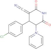 4-(4-Chlorophenyl)-3-cyano-6-oxo-5-(1-pyridiniumyl)-1,4,5,6-tetrahydro-2-pyridinolate