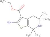 2-Amino-5,5,7,7-tetramethyl-4,5,6,7-tetrahydro-thieno[2,3-c]pyridine-3-carboxylic acid ethyl ester