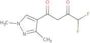 1-(1,3-Dimethyl-1H-pyrazol-4-yl)-4,4-difluorobutane-1,3-dione