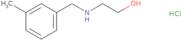 2-{[(3-Methylphenyl)methyl]amino}ethan-1-ol hydrochloride