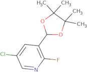 5-Chloro-2-fluoro-3-(4,4,5,5-tetramethyl-1,3-dioxolan-2-yl)pyridine