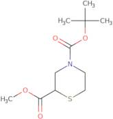 4-tert-Butyl 2-methyl thiomorpholine-2,4-dicarboxylate