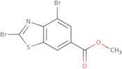 2,4-Dibromo-benzothiazole-6-carboxylic acid methyl ester