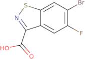 6-Bromo-5-fluorobenzo[D]isothiazole-3-carboxylic acid
