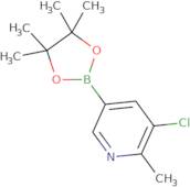 3-Chloro-2-methyl-5-(tetramethyl-1,3,2-dioxaborolan-2-yl)pyridine