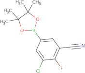 (3-Chloro-5-cyano-4-fluorophenyl)boronic acid pinacol ester