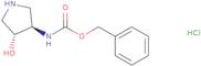 benzyl N-[(3R,4R)-4-hydroxypyrrolidin-3-yl]carbamate hydrochloride