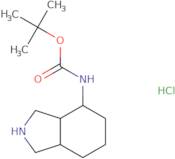 tert-Butyl rac-(3aR,4R,7aS)-octahydro-1H-isoindol-4-ylcarbamate hydrochloride