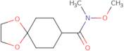 N-Methoxy-N-methyl-1,4-dioxaspiro[4.5]decane-8-carboxamide