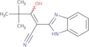 2-(3-hydrobenzimidazol-2-ylidene)-4,4-dimethyl-3-oxopentanenitrile