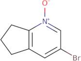 3-Bromo-5H,6H,7H-cyclopenta[b]pyridin-1-ium-1-olate