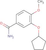 3-Cyclopentyloxy-4-methoxy-benzamide