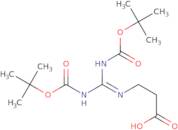 3-[(2-Methylpropan-2-yl)oxycarbonyl-[N-[(2-methylpropan-2-yl)oxycarbonyl]carbamimidoyl]amino]propanoic acid