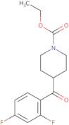 Ethyl 4-(2,4-difluorobenzoyl)piperidine-1-carboxylate