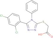 2-{[5-(2,4-Dichlorophenyl)-4-phenyl-4H-1,2,4-triazol-3-yl]sulfanyl}acetic acid