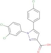 5-(4-Chlorophenyl)-1-(3,4-dichlorophenyl)-1H-pyrazole-3-carboxylic acid
