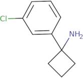 1-(3-Chlorophenyl)cyclobutan-1-amine