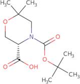 (S)-4-Boc-6,6-Dimethyl-morpholine-3-carboxylic acid
